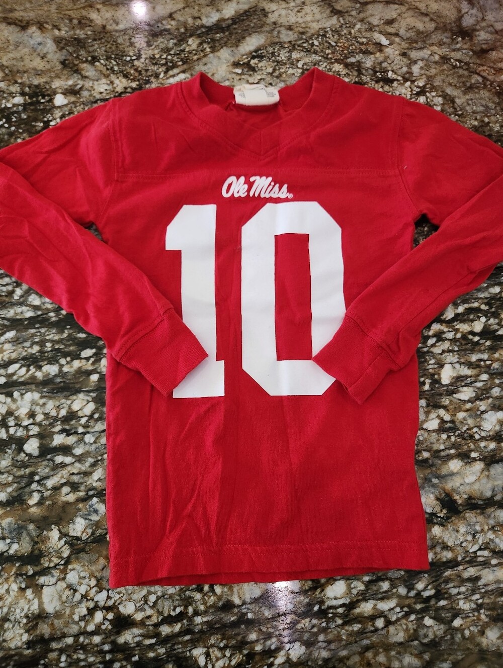 Red Number 10 Crewneck Sweater - Kids 2 Pack Shirts Ole Miss